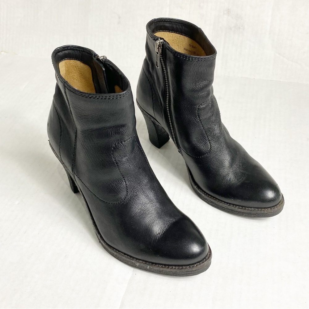 Johnston & Murphy Ankle Heel Bootie Leather Boots